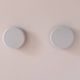 Pair of vintage wall lights in black Bakelite and frosted opal glass, France 1970.