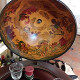 Vintage globe bar trolley