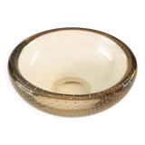 Seguso bullicante crystal salad bowl