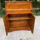 Louis Philippe donkey back secretary in solid wood, 20th century