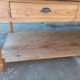 Grande table de communauté en chêne et sapin