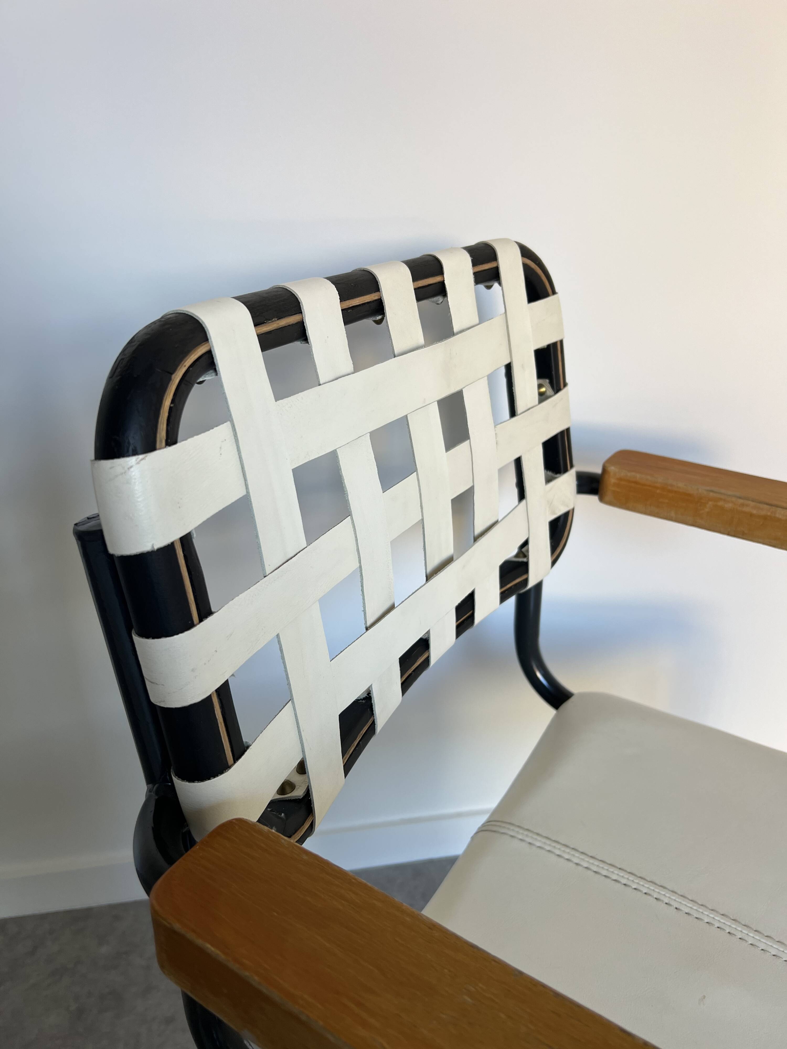 Marcel Breuer style leather chair