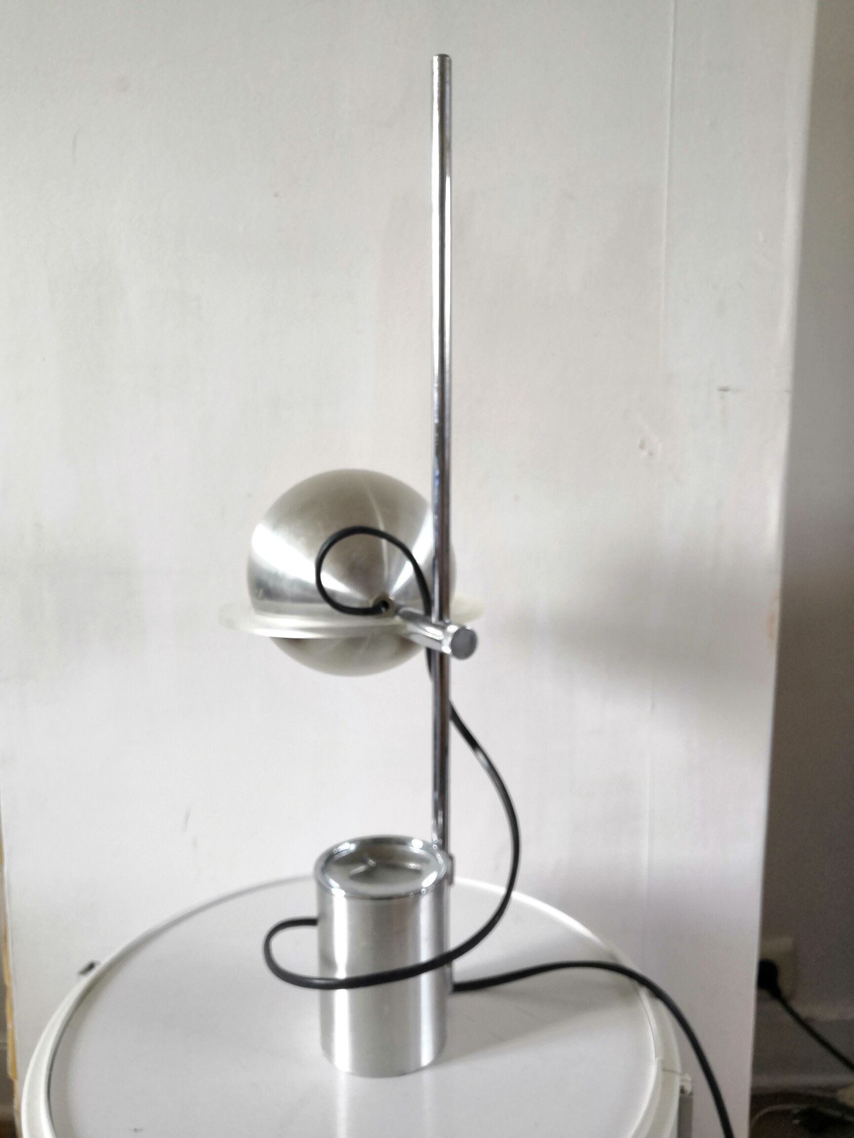 Ashtray lamp eyeball design 70s