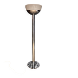 Lampadaire italien chrome 1970 vintage design