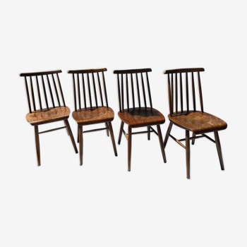 Suite of 4 Fanett chairs by Ilmari Tapiovaara