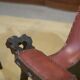 Paire de tabourets tripodes brutalistes en pin 1950’s