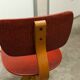 Workshop chair 1950 feet compass skaï red atypical