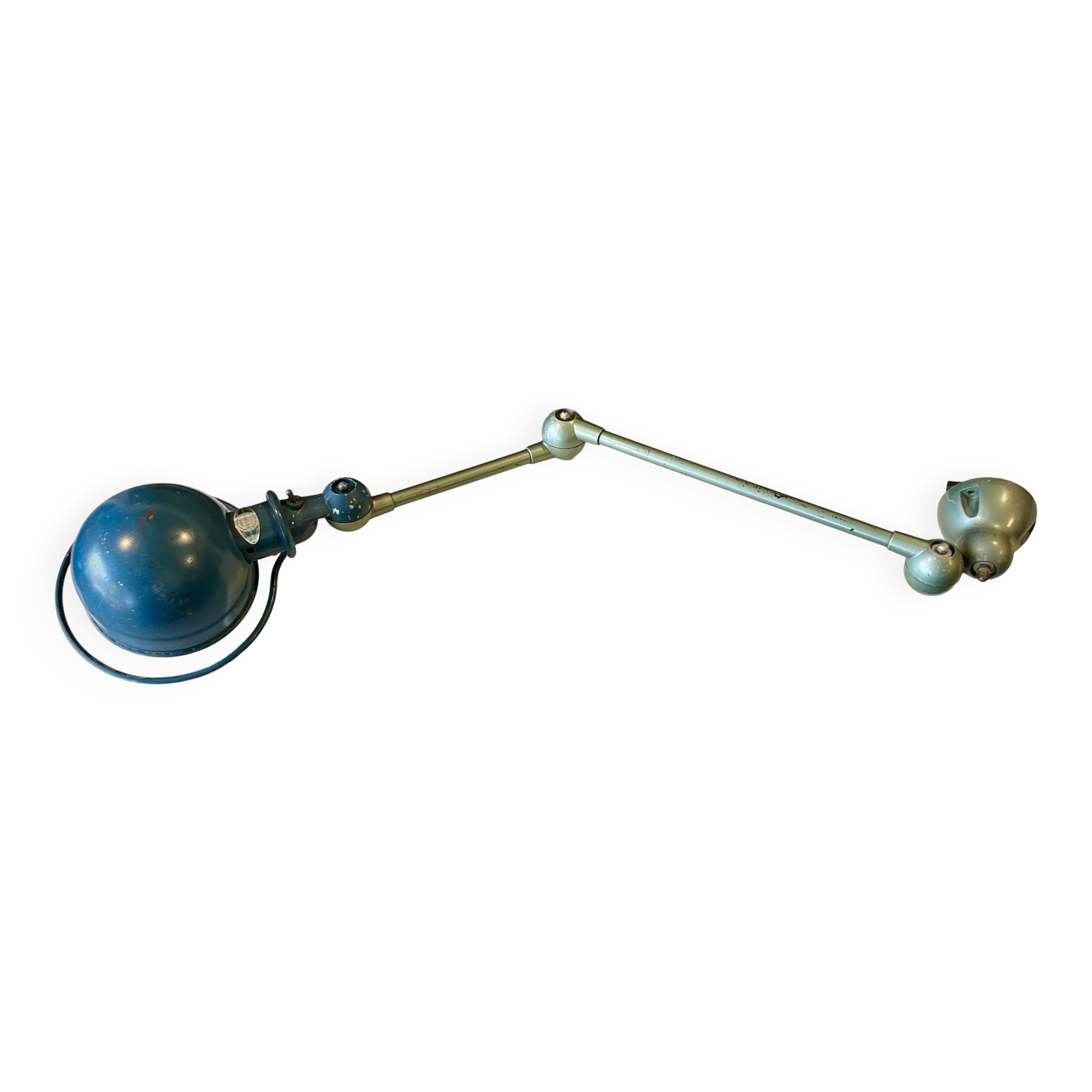 Old Jielde lamp with 2 arms