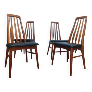 Série de 4 chaises danoises - niels
