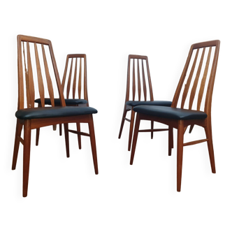 Set of 4 Danish Niels Koefoed Mid-Century chairs