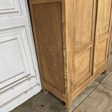 Parisian wardrobe in raw wood