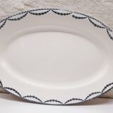Plat ovale Terre de Fer