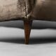 3 seater sofa in brown velvet anni' 50 vintage modern