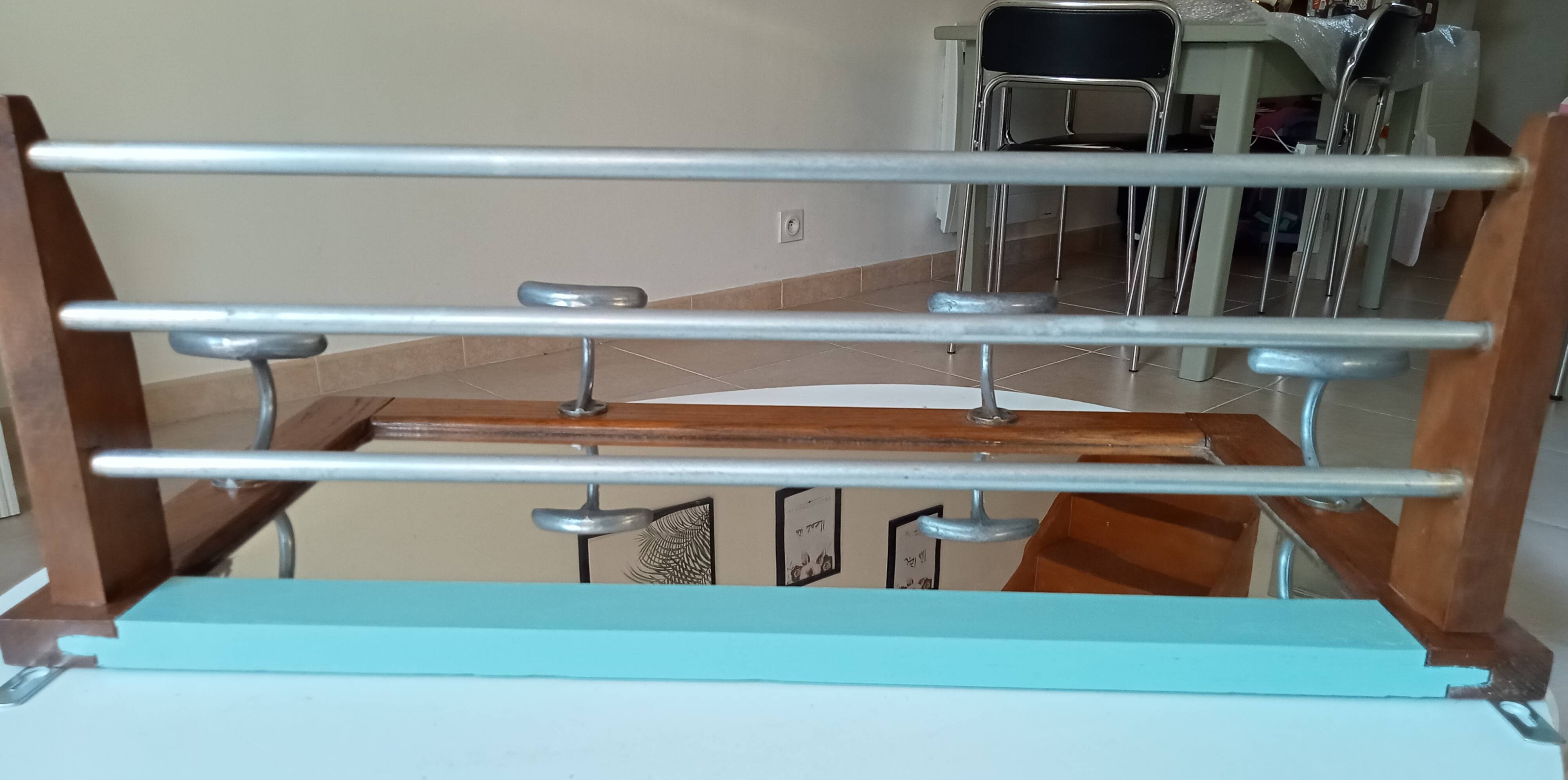 Vintage 50s wall coat rack