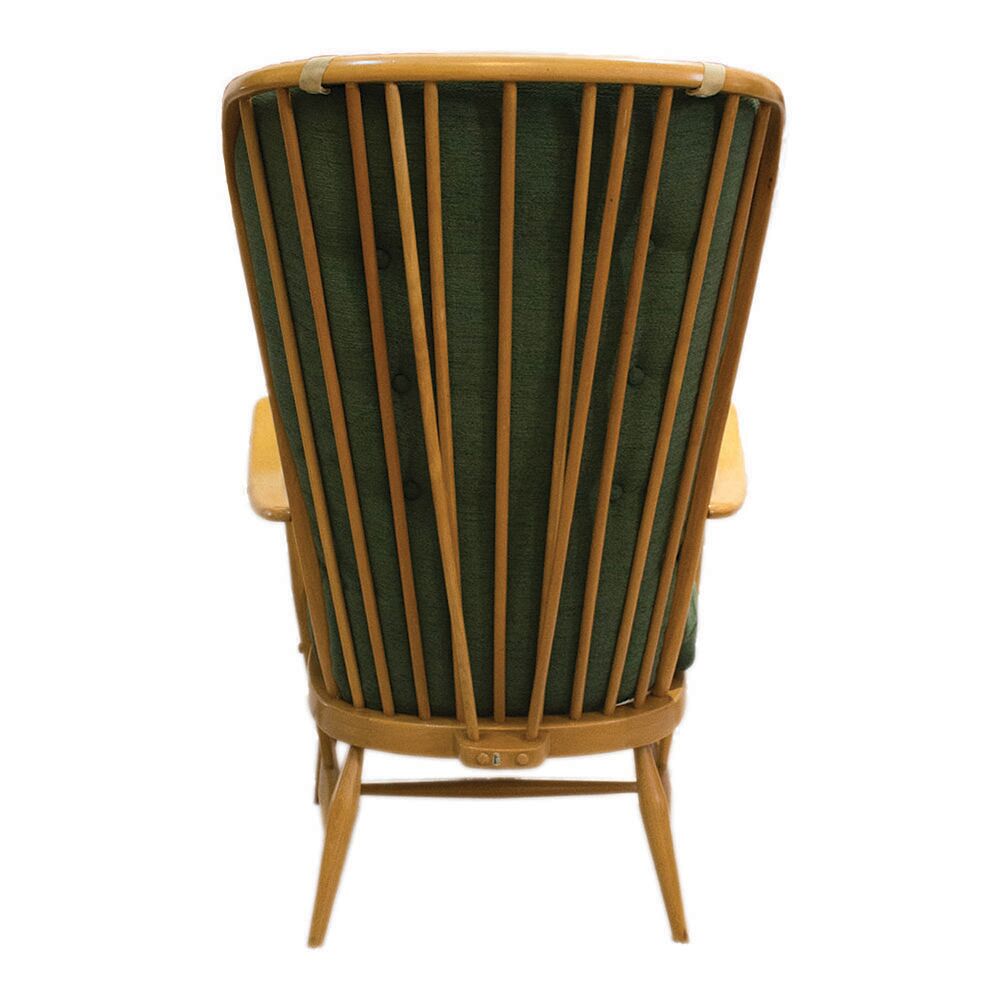 Armchair with ottoman Windsor 478 Lucian Ercolani for Ercol 1950