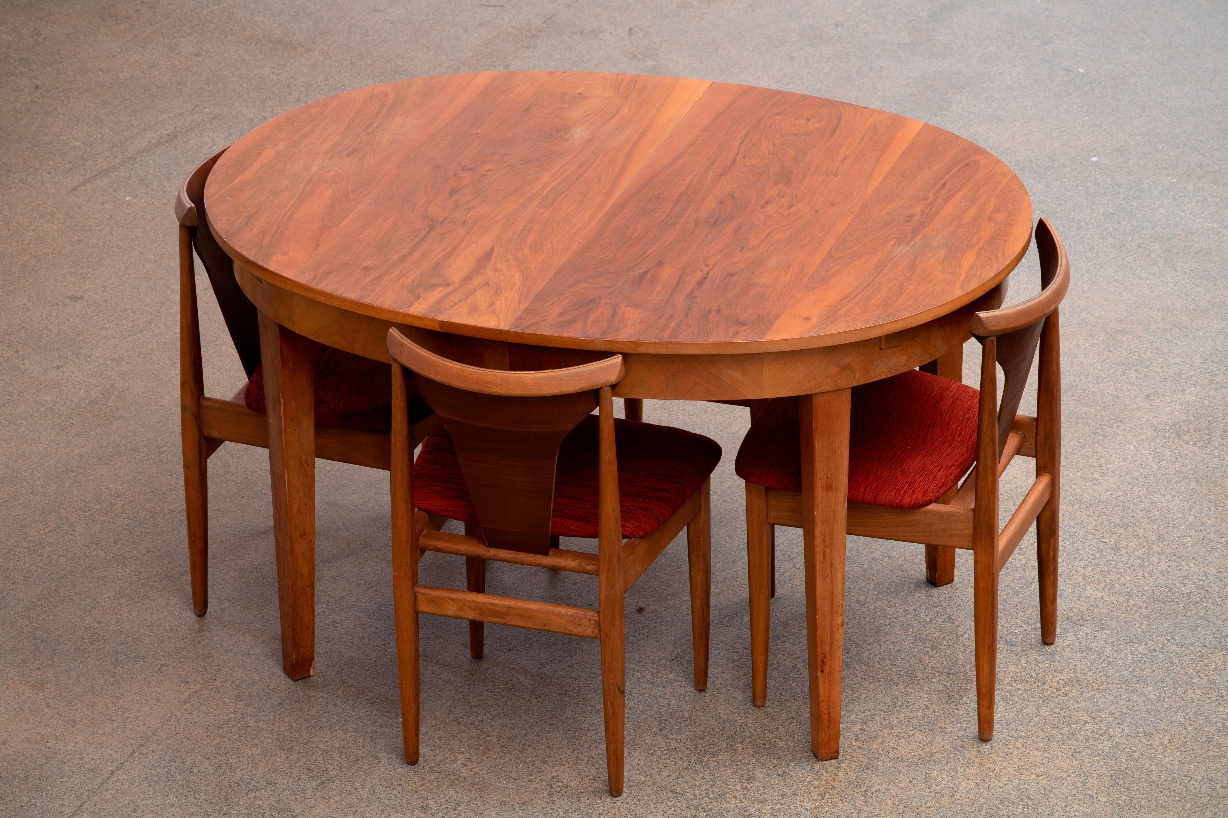 Scandinavian walnut table