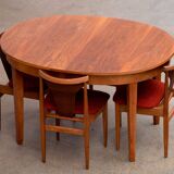 Scandinavian walnut table