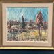 Original Swedish Oil On Canvas – “Landscape” By Arvid Herbert