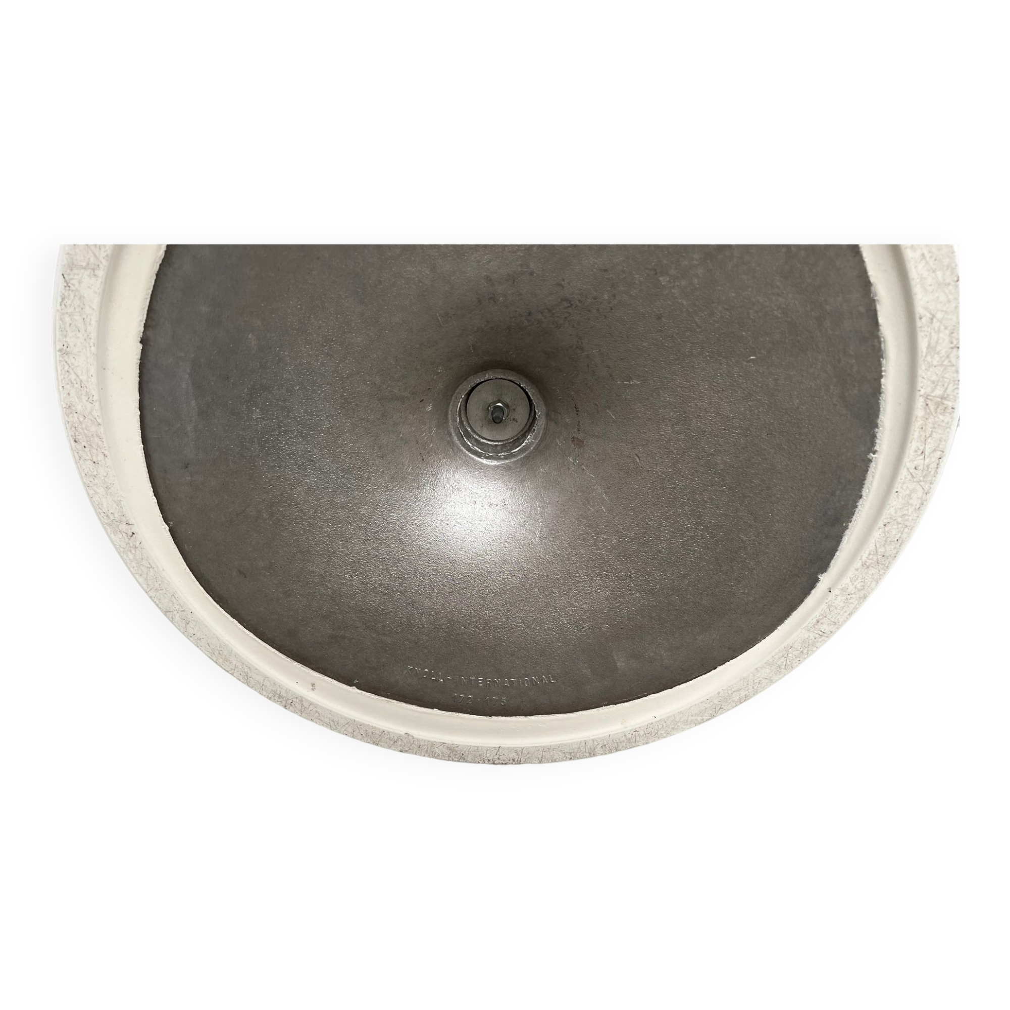 Florence Knoll round table, marble top and tulip base, circa 1960, Eero Saarinen