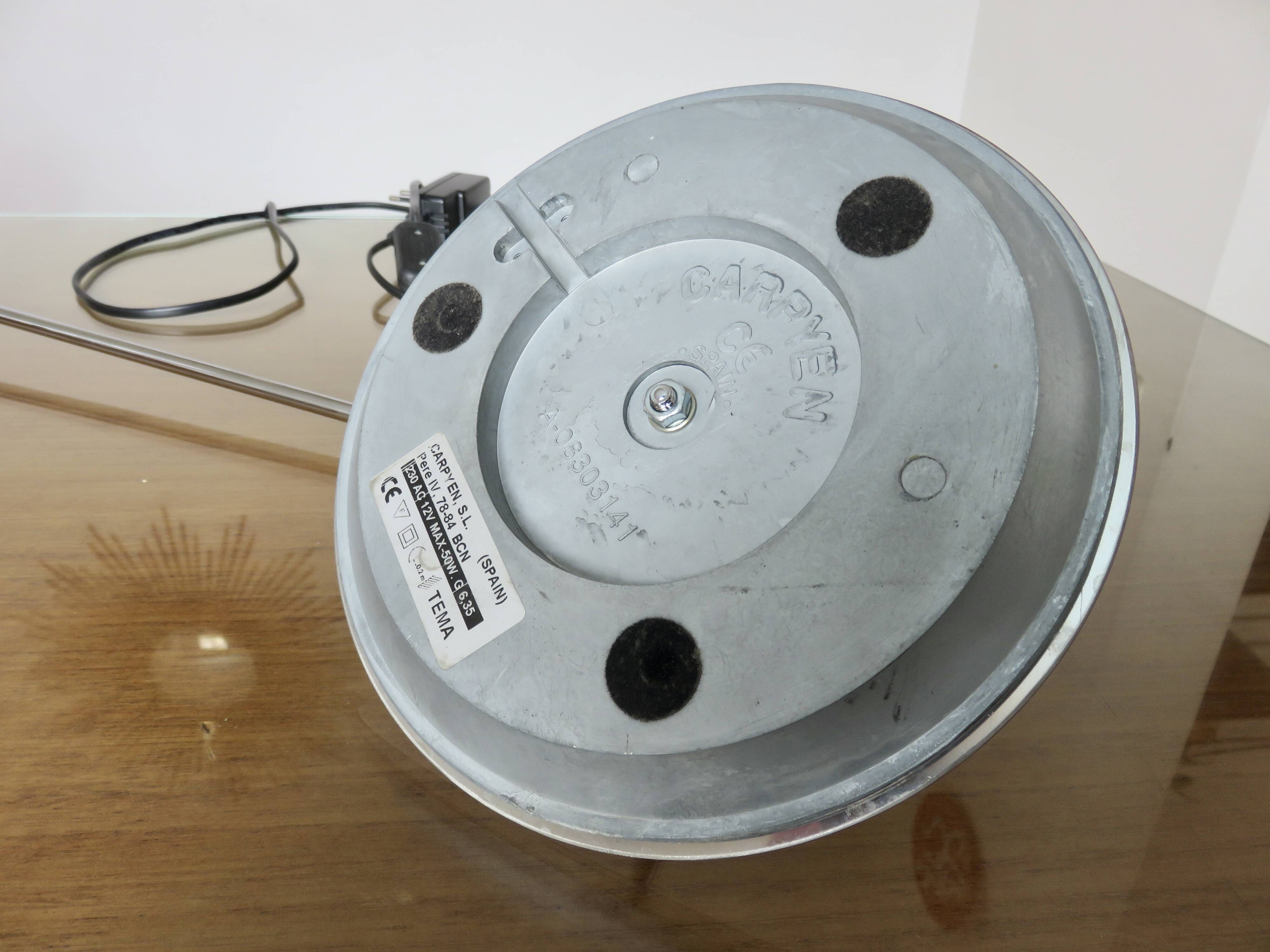 "Tema" lamp designed by Raphaël Teixido, Carpyen publisher, Spain, 1980