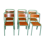 6 industrial chairs