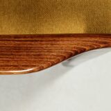 Scandinavian armchair yellow ocher design by Z. Baczyk
