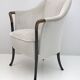 Pair of Giorgetti Italian Velvet Armchairs "Progetti", 1980s