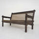 Solid oak and rope sofa, Netherlands 1960's