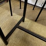 Blue formica table & chairs set