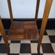 Selette art-deco wood and marble