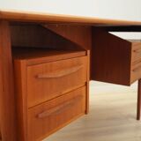 Teak desk, Danish design, 1970s, designer: Gunnar Nielsen, manufacturer: Tibergaard