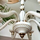 Vintage Murano chandelier in Venetian blown glass