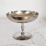 Set of 6 vintage ice cream cups on foot, in 18/10 stainless steel (ref 10)