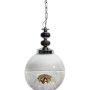 Vintage glass globe lamp / pendant lamp by Carlo Nason for Mazzega