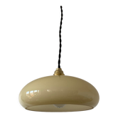 Suspension en verre jaune