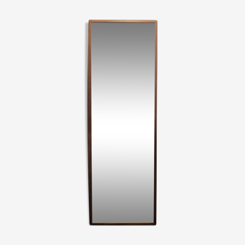 Miroir scandinave en teck 1960 - 139 cm x 46 cm