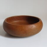Set of 4 Midcentury Teak Wooden Serving Bowls 1960s