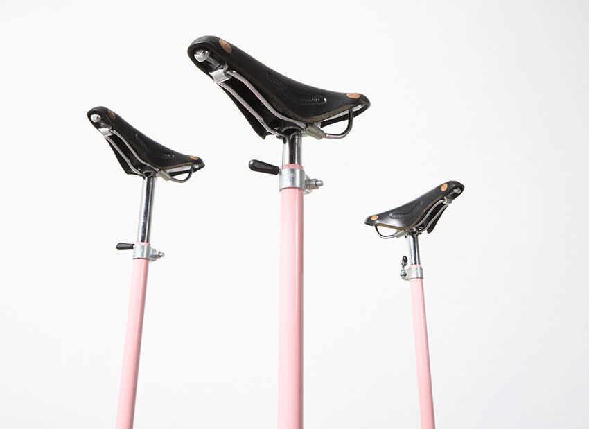 Set of 3 Sella Stools by Achille Castiglioni for Zanotta 1957