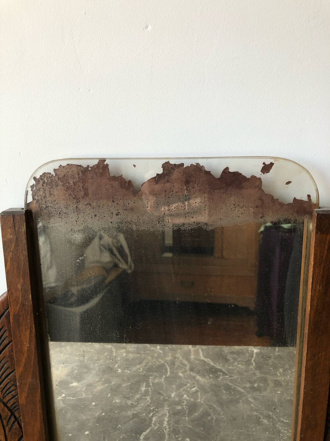 Coiffeuse Bois Sculptée 1920s