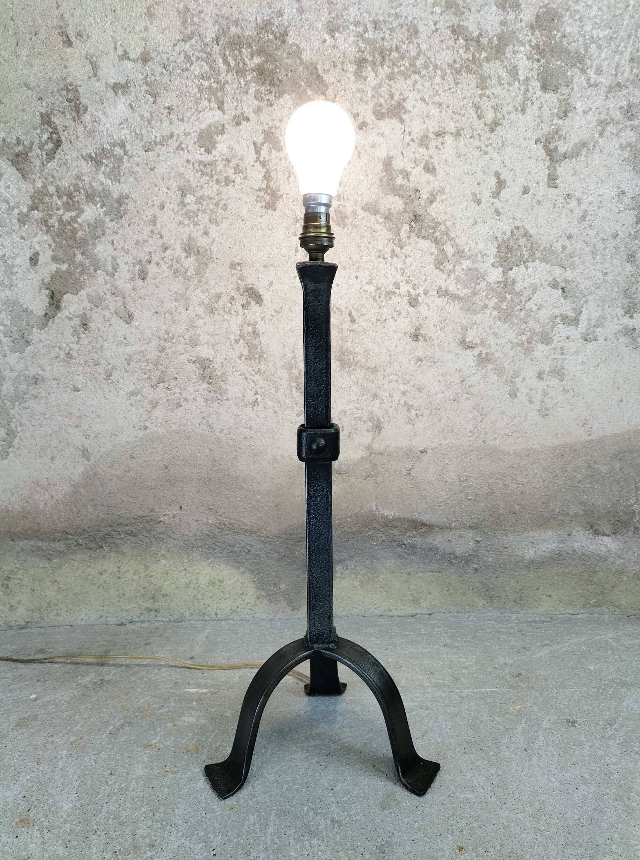 Large Jean-Pierre Ryckaert table lamp.