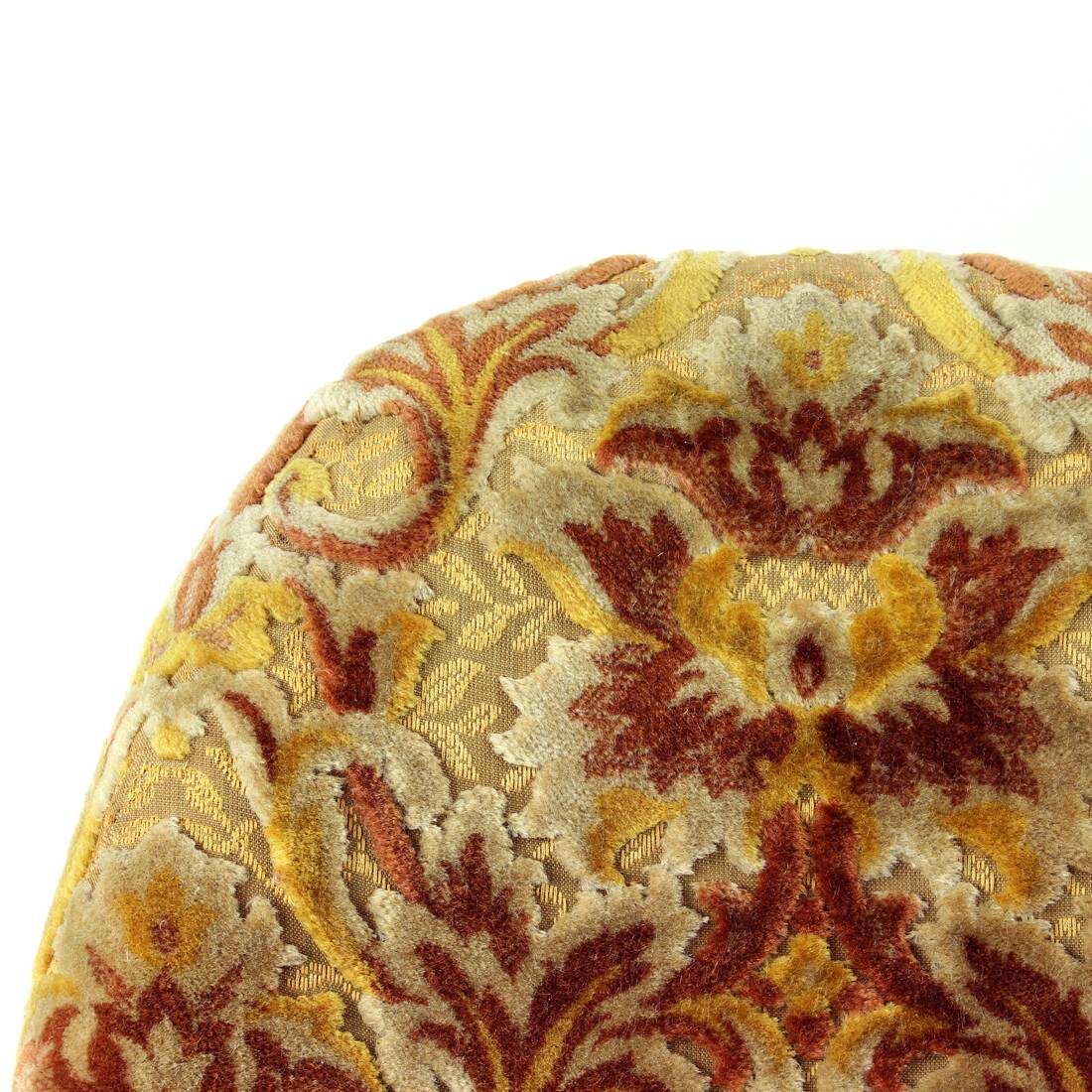 Midcentury Shell Chair By Miroslav Navratil In Original Velvet, Czechoslova