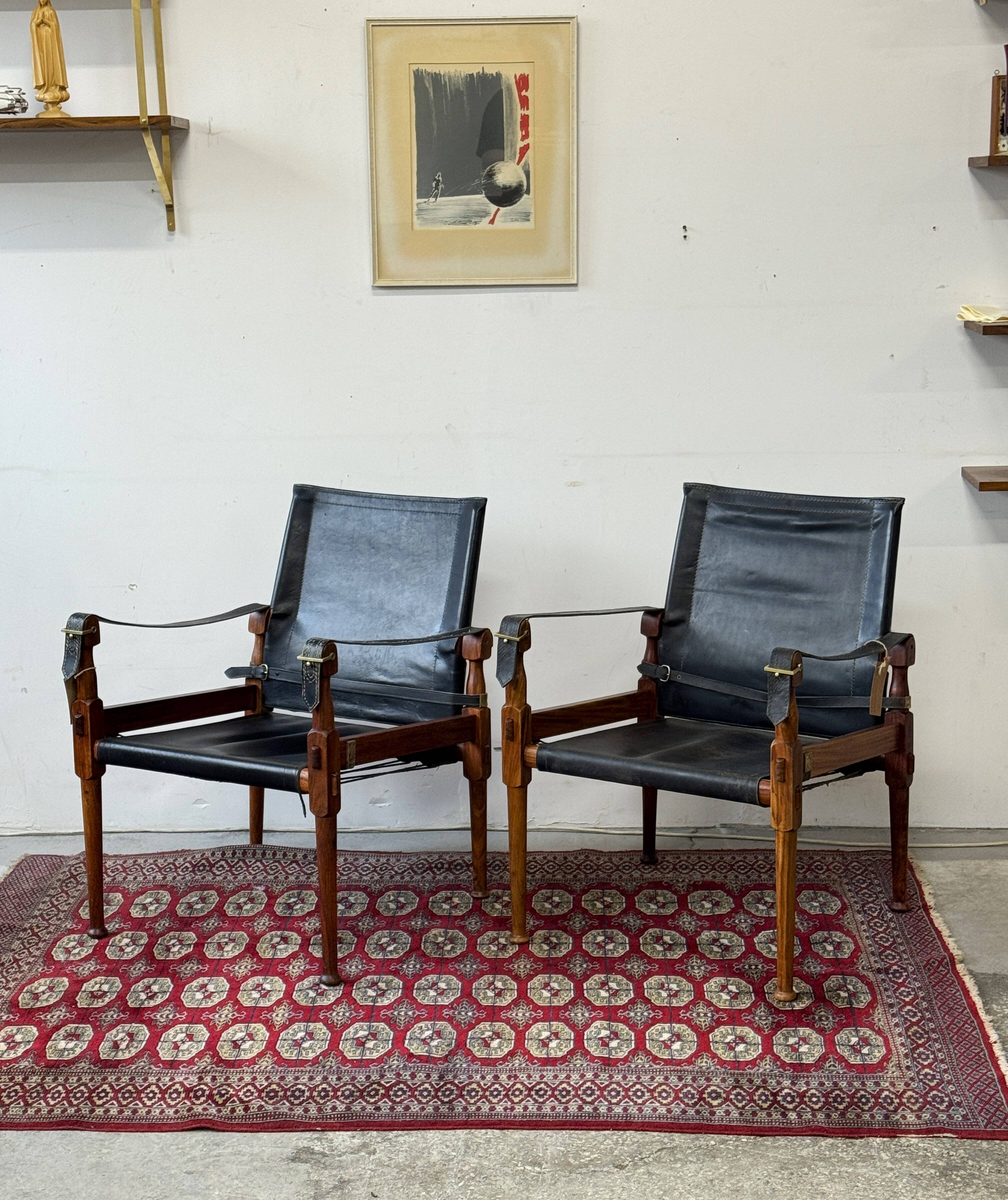 Safari Armchair, M. Hayat & Bros, Pakistan, 1970s, vintage