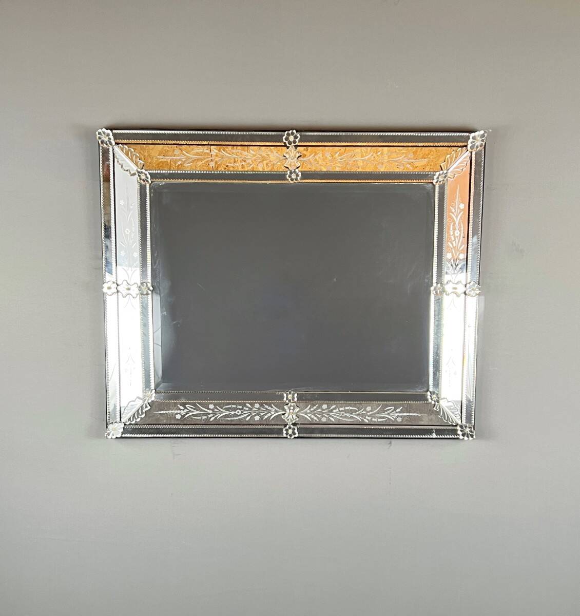 Large Venetian mirror, 20th century