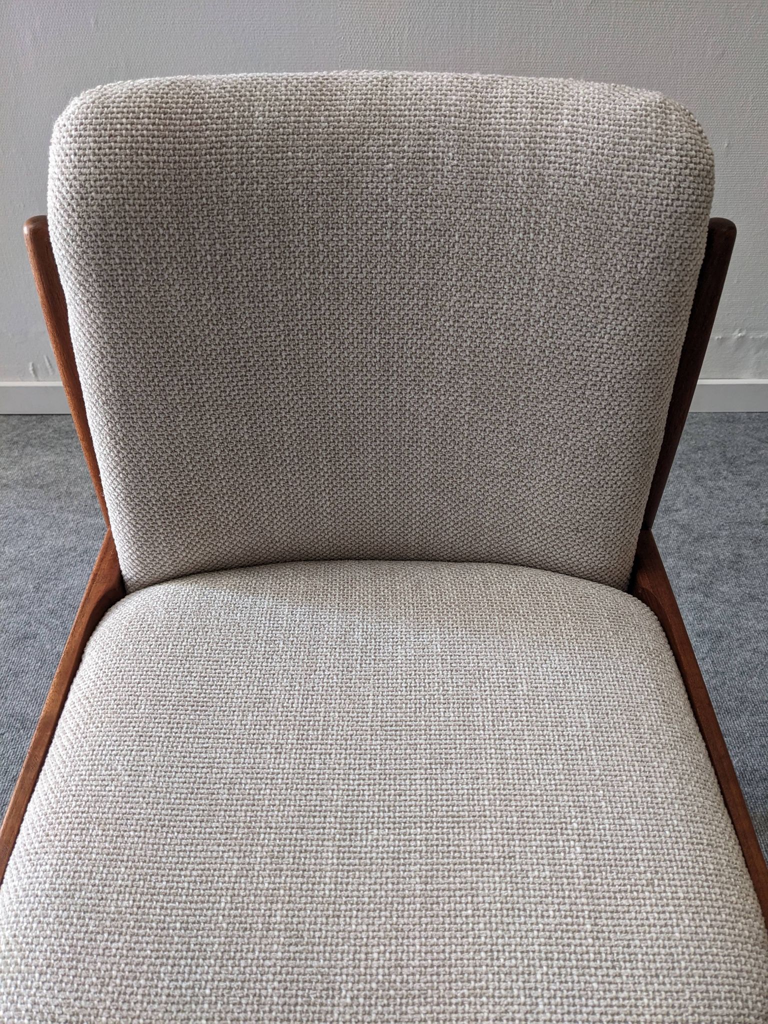 Série de 4 chaises scandinaves en teck, Danemark vers 1960
