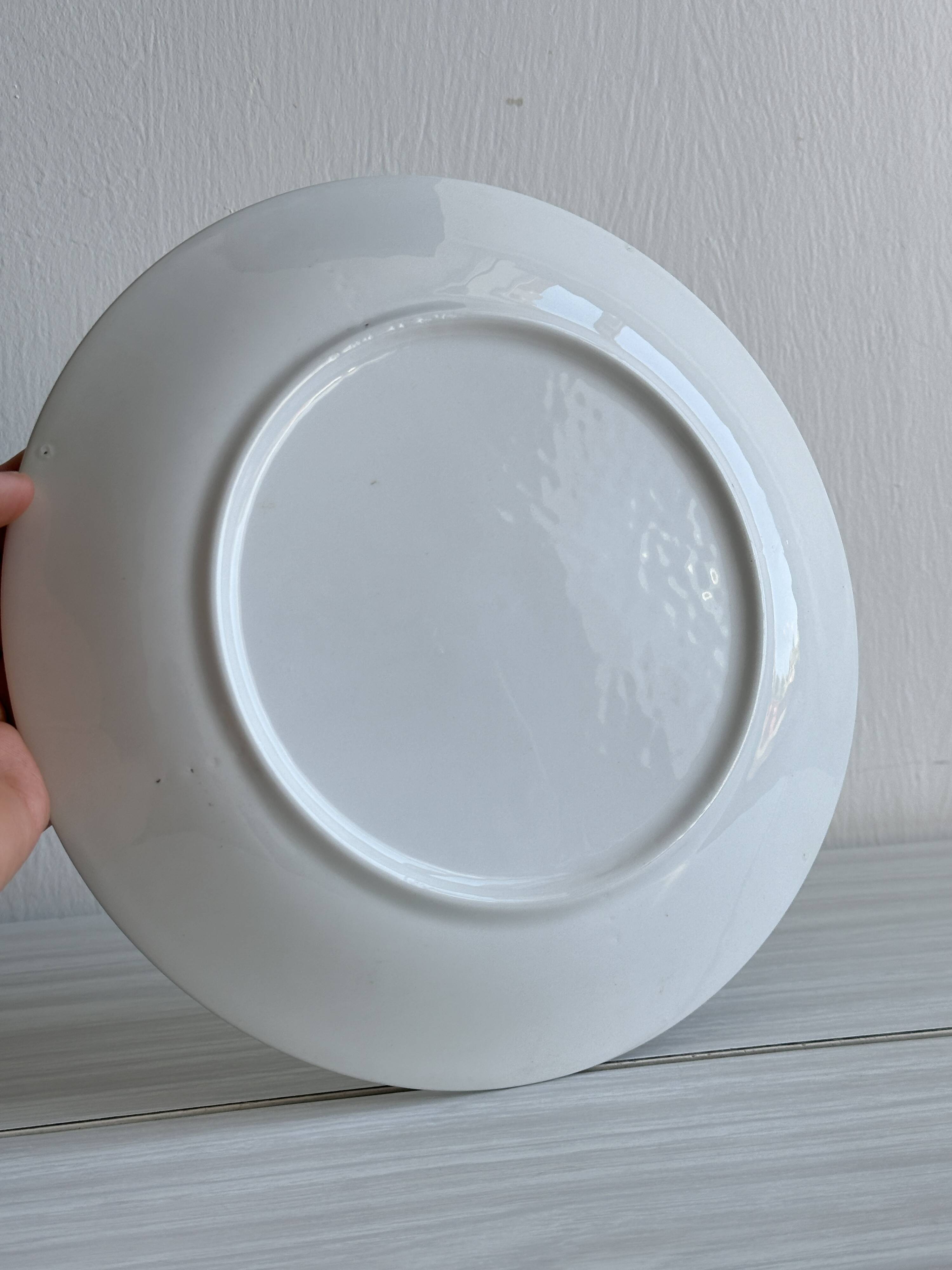 Green bird plate.