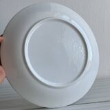 Assiette verte oiseaux.