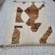 Grand tapis marocain d’atlas sur mesure taille 3/4 m