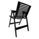 Chaise pliante slovène Rex Plywood pour Stol années 1950 en noir
