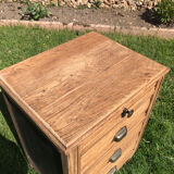Oak cabinet with 4 drawers