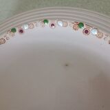 5 plates Terre de fer Longwy
